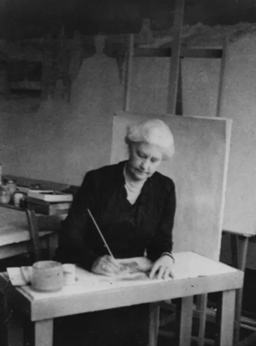 Maude Kerns, pictured about 1940, founded the Art Education Department at the University of Oregon and was its first chair, from 1921-1947.